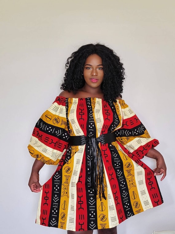 loose african dresses Fashion in 2025 african dress woman Printed fabric new in dresses Loose  With a belt african dresses for woman