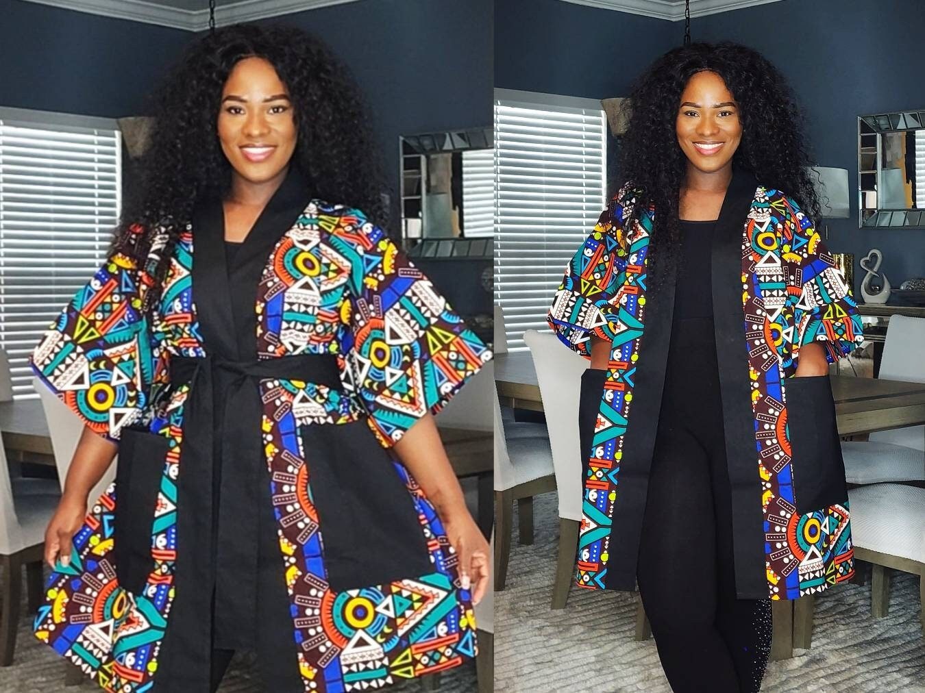 African Clothing for Women Plus Size | Colorful Ankara Top