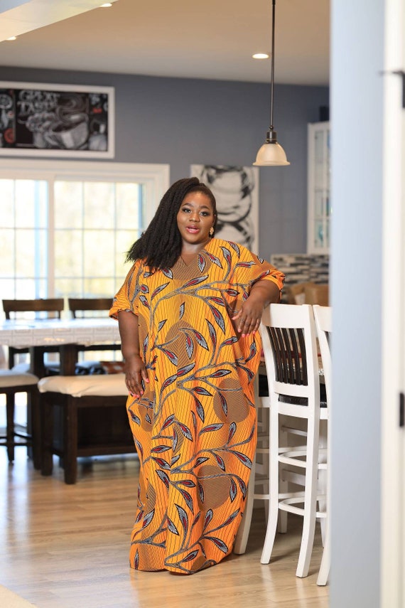 Full figured african dresses sales