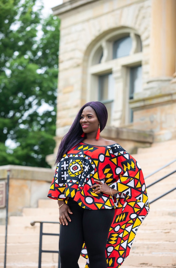 High low cape dress sales