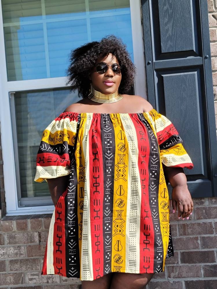 plus size african dresses Women's Clothing | Inclusive Sizing this sleeve is large flared sleeves African plus size dress, African