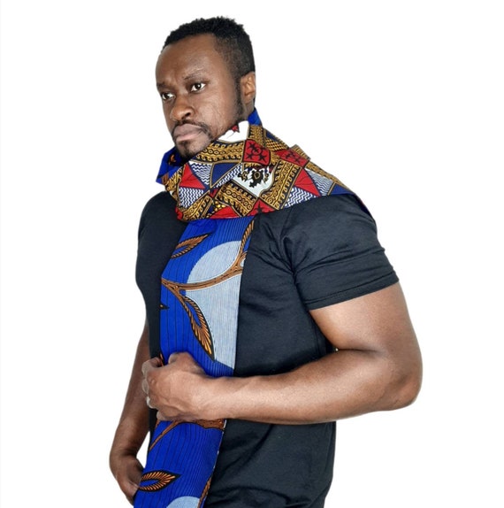 Reversible African Men's Scarf African Clothing for Men - Etsy