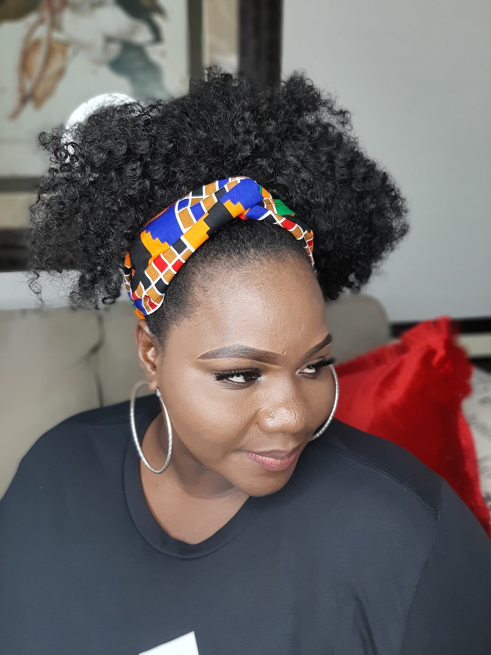 Kente Headband African Print Headband Ankara Headbands for Etsy