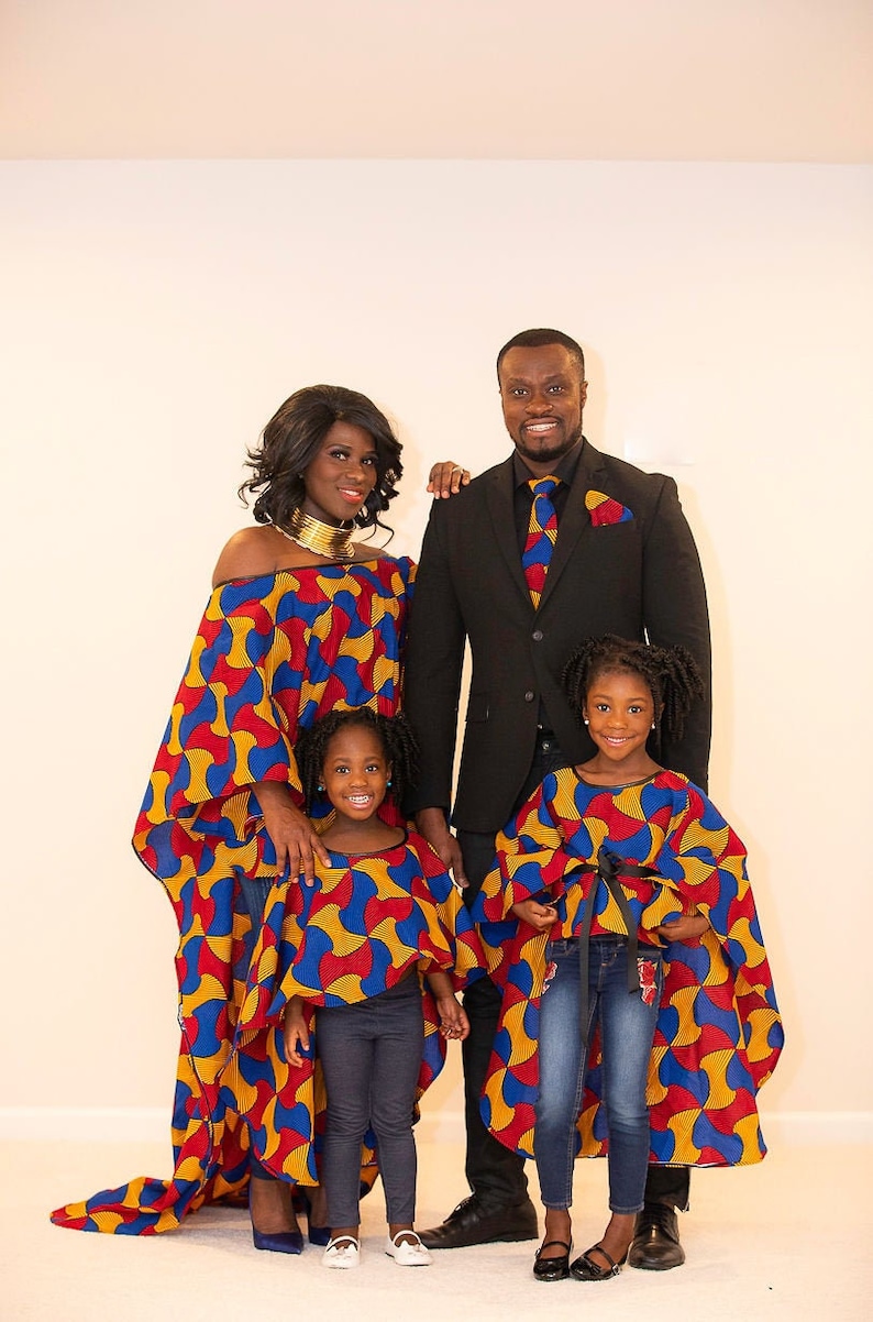 african family matching outfits