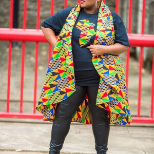 African Clothing For Women Plus Size Top, Ankara Kimono, Black History Month, Wakanda Forever, Kente Dress, Melanin, image 6