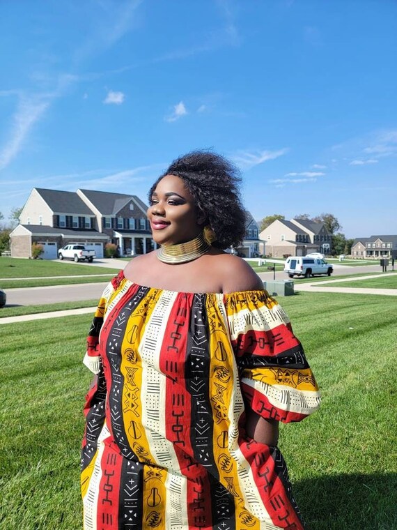etsy african dresses plus size
