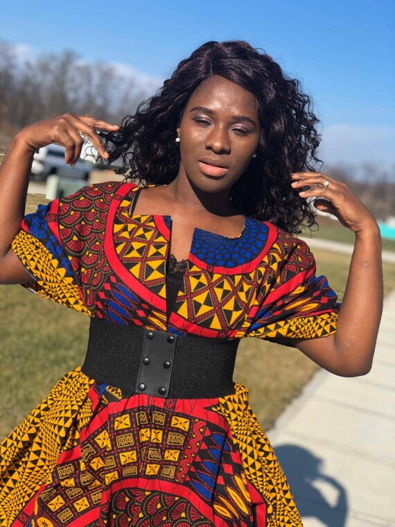 African Clothing For Women Plus Size Ankara Top Oversized | Etsy