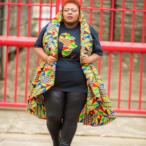 African Clothing For Women Plus Size Top, Ankara Kimono, Black History Month, Wakanda Forever, Kente Dress, Melanin, image 9