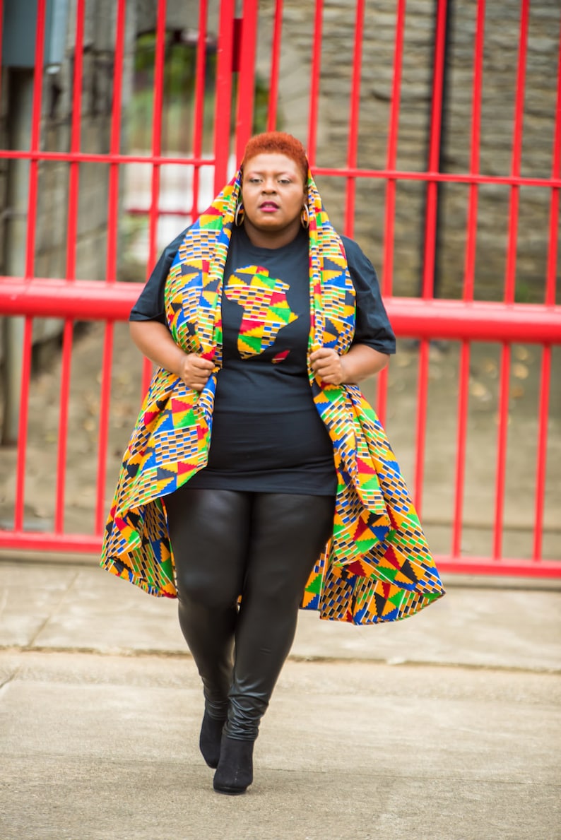 African Clothing For Women Plus Size Top, Ankara Kimono, Black History Month, Wakanda Forever, Kente Dress, Melanin, image 9