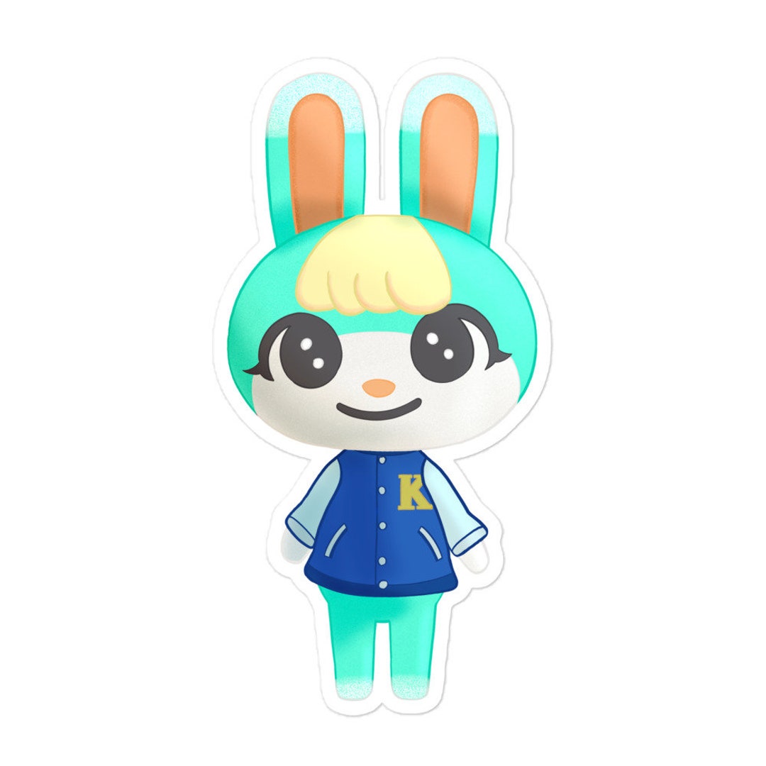 Animal Crossing New Horizons Cute Sasha Sticker for Computer Etsy