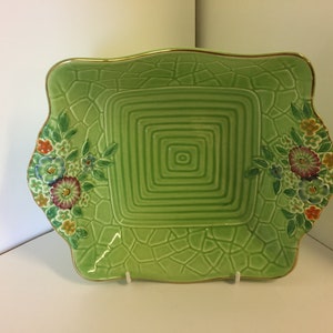 Crown Devon Green Dish