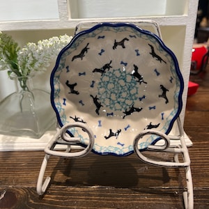 Polish Pottery Scalloped Bowl