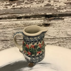 Polish Pottery Mini Jug