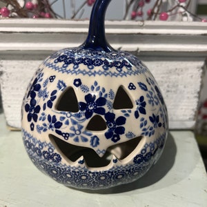 Polish Pottery Pumpkin
