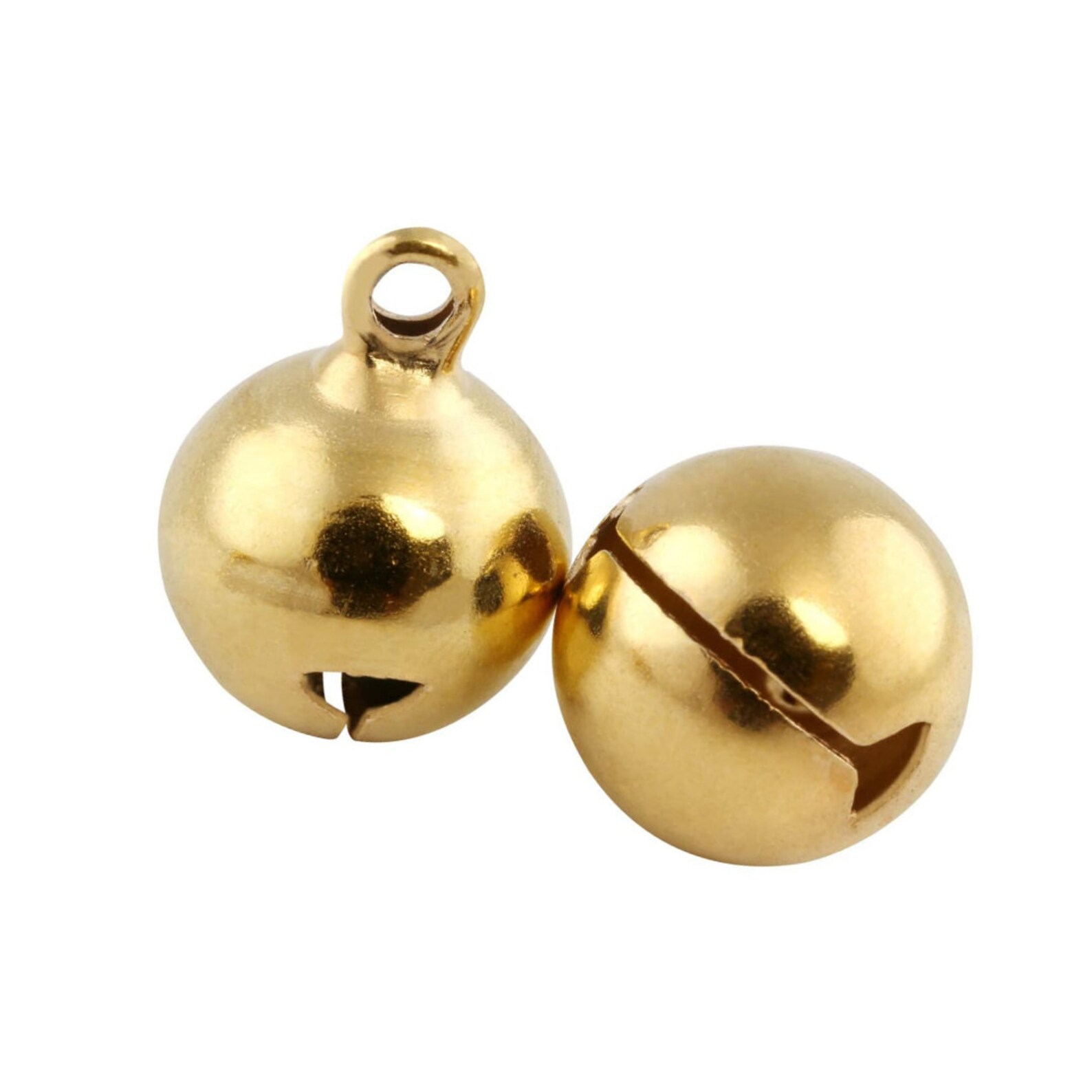 10/15/20 musical bell charm round bells in gold metal 8 x 5 Etsy