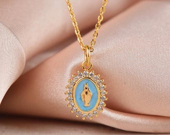 Virgin Mary Dainty Necklace