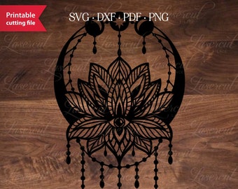Download Lotus Mandala Svg Etsy