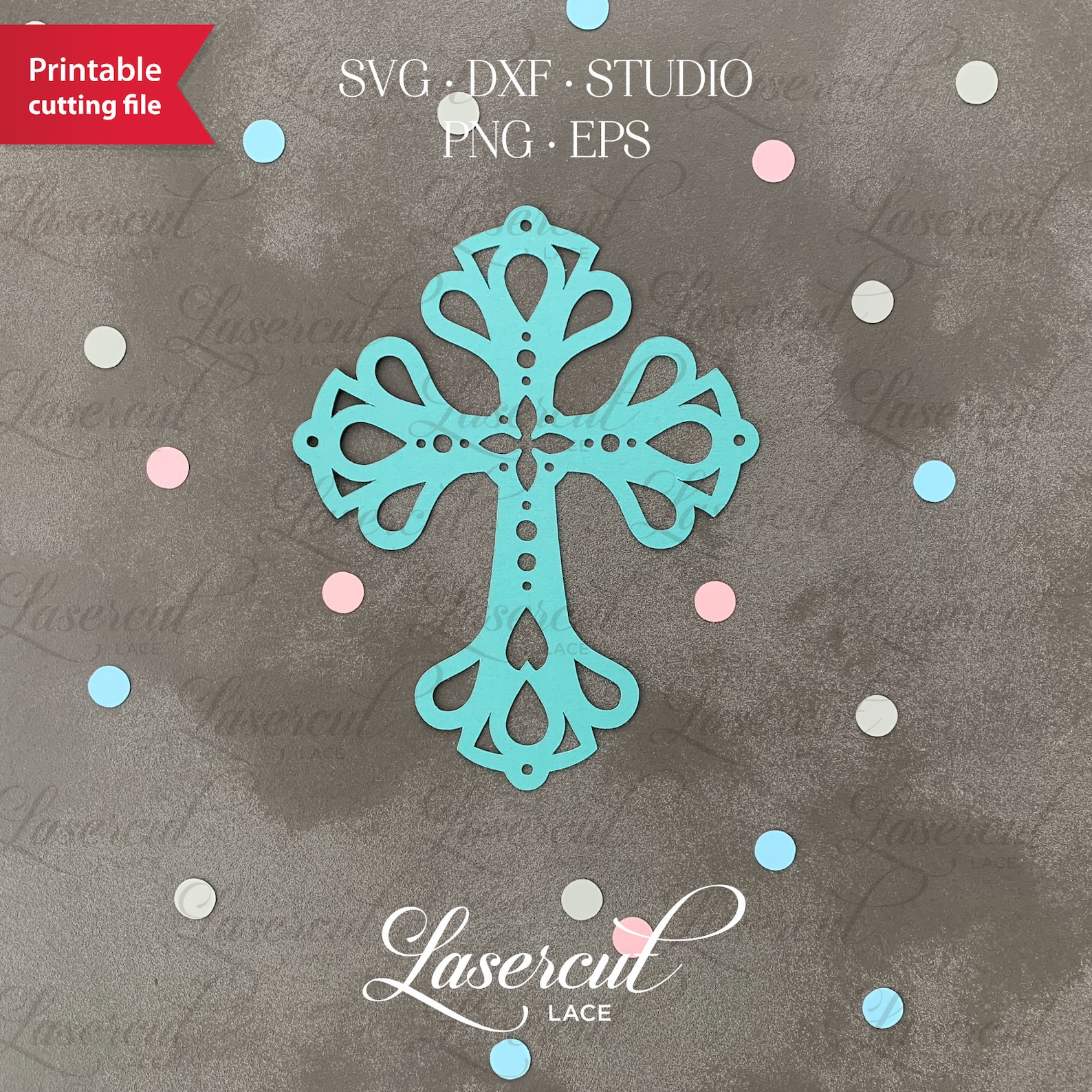 Cruz SVG Primera Comunión SVG Archivo de corte de Etsy México