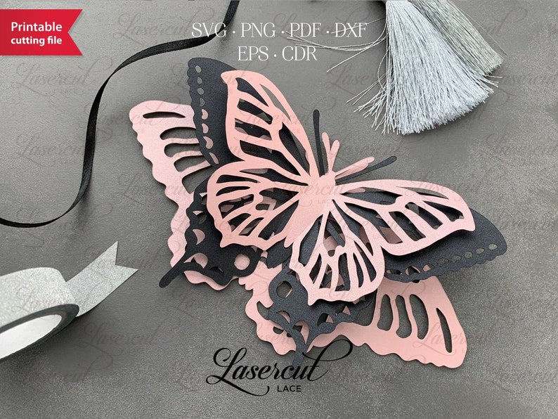 Download Butterfly SVG cut file for Cricut Silhouette Cameo svg | Etsy