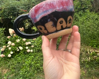 Handmade Stoneware “Reader” Mug