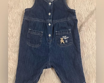 Macacão jeans vintage Bgosh para bebê Osh Kosh