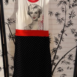 OOAK MARILYN MONROE rockabilly handmade dress
