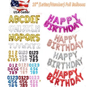 greek letter mylar balloons
