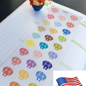 Dog Lover Vet Pet Groomer,Dog Walker: Life Planner Die-Cut Stickers||Perfect 4 Erin Condren,Limelife,Plum Paper,Filofax, S362/S543