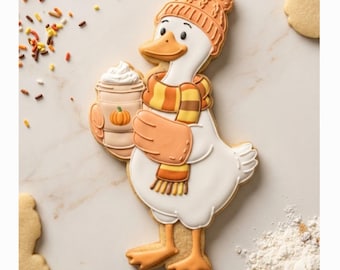 Thanksgiving Silly Goose A Cookie Cutter STL – 3D Printable STL Files - 7 Sizes (Digital Download)