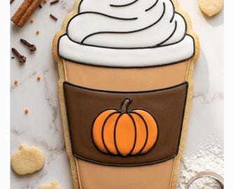Thanksgiving Pumpkin Spice Latte Cookie Cutter STL – 3D Printable STL Files - 7 Sizes (Digital Download)
