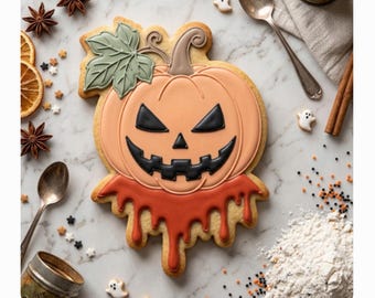 Halloween Scary Pumpkin Cookie Cutter STL – 3D Printable STL Files - 7 Sizes (Digital Download)