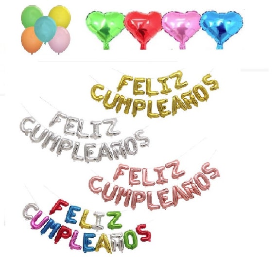 Feliz Cumpleaños Spanish Balloons 10inch Feliz Cumpleaños Spanish Balloons 10inch