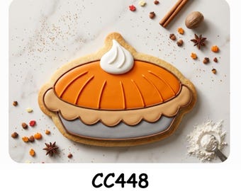 Thanksgiving Pumpkin Pie Cookie Cutter STL – 3D Printable STL Files - 7 Sizes (Digital Download)