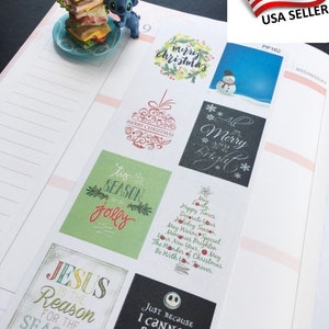 S-162 -- Set of 8pcs Inspiration Quote  Life Planner Stickers || Perfect 4 Erin Condren, Limelife, Plum Paper, Filofax Planners