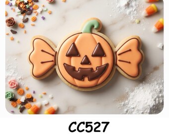 Cortador de galletas con forma de caramelos de Halloween (archivos STL para impresión 3D) - 7 tamaños (descarga digital)