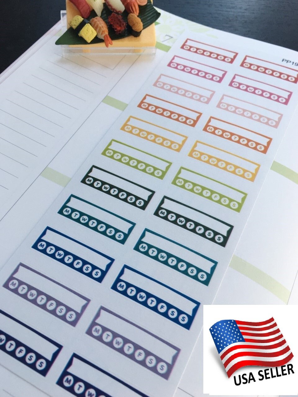 Habit Tracker Stickers: Weekly Planner Stickers for Erin Condren - Etsy
