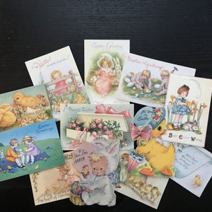 Uova di Pasqua, Pasqua, Vacanze, Vacanze Die Cuts 4 Scrapbooking, BB83/84/85 -- Immagini Vintage