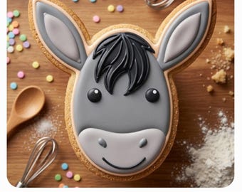 Donkey Cookie Cutter – 3D Printable STL Files - 7 Sizes (Digital Download)