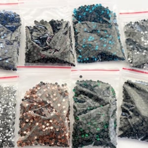 Hotfix Rhinestone Starter Kit: 14400 Pieces, Assorted Colors