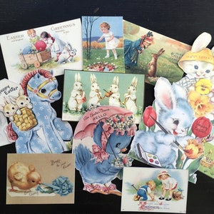 Pasqua, uova di Pasqua, Pasqua, vacanze, vacanze Die Cuts 4 Scrapbooking BB73/74/79 - Immagini vintage