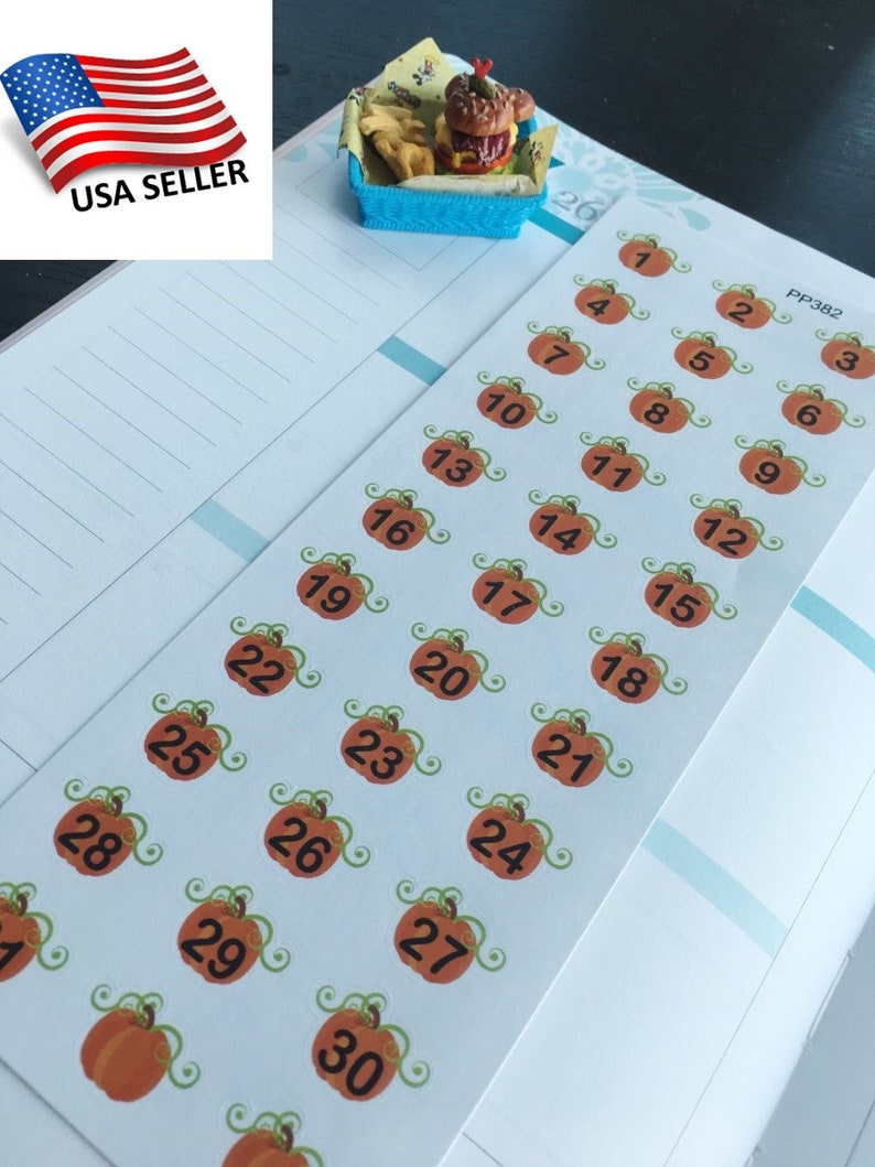 Holiday Countdown Planner Stickers perfect 4 Erin Condren - Etsy