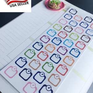 S-052 -Dumbbell, Gyms, Sport, Keep Fit, Healthy, Training:Planner Stickers || Perfect 4 Erin Condren, Limelife, Plum Paper, Filofax Planners