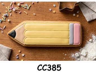 Pencil Cookie Cutter – 3D Printable STL Files - 7 Sizes (Digital Download)