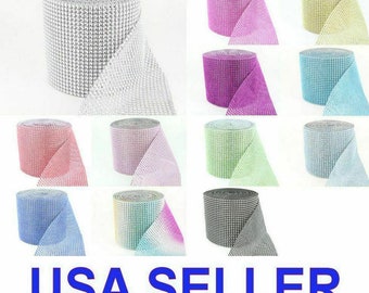 Sparkle Rhinestone Ribbon Wrap: DIY Wedding & Party Decor