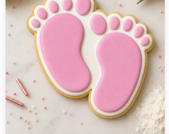 Baby Footprint Cookie Cutter STL  – 3D Printable STL Files - 7 Sizes (Digital Download)