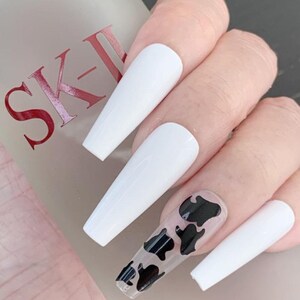 Halloween Nail Decals: Bats, Ghosts, Skulls, Skull Butterfly - Nail Art Stickers image 4