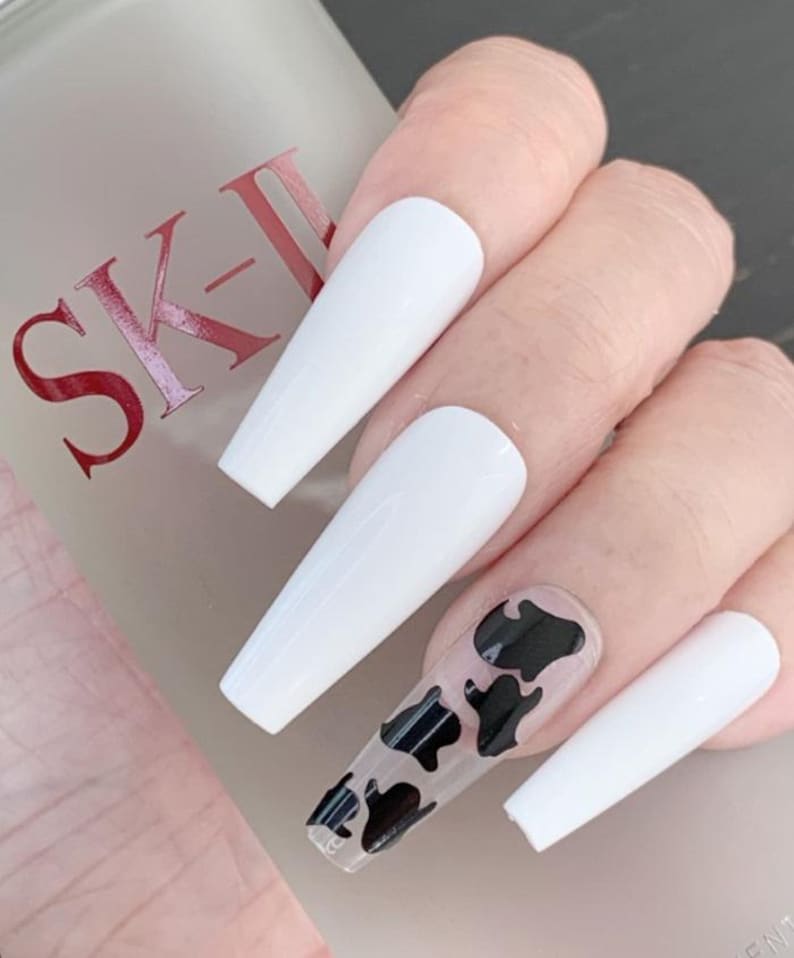 Halloween Nail Decals: Bats, Ghosts, Skulls, Skull Butterfly - Nail Art Stickers image 4