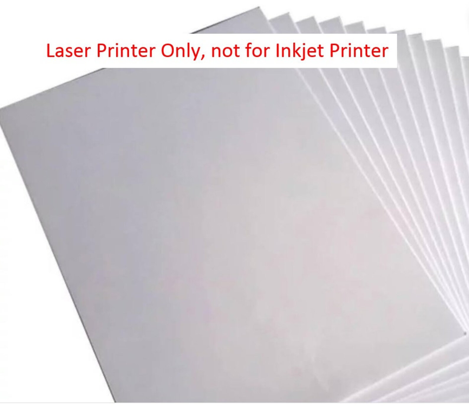 Waterslide Decal Paper for LASER Printer-clear | Etsy