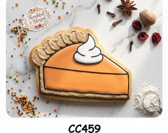 Pumpkin Pie Cookie Cutter STL – 3D Printable STL Files - 7 Sizes (Digital Download)
