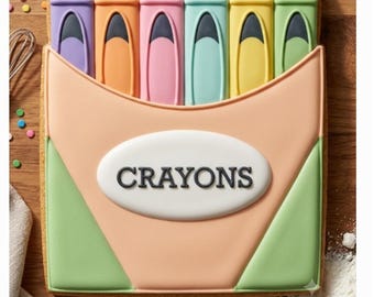 Crayons Cookie Cutter – 3D Printable STL Files - 7 Sizes (Digital Download)